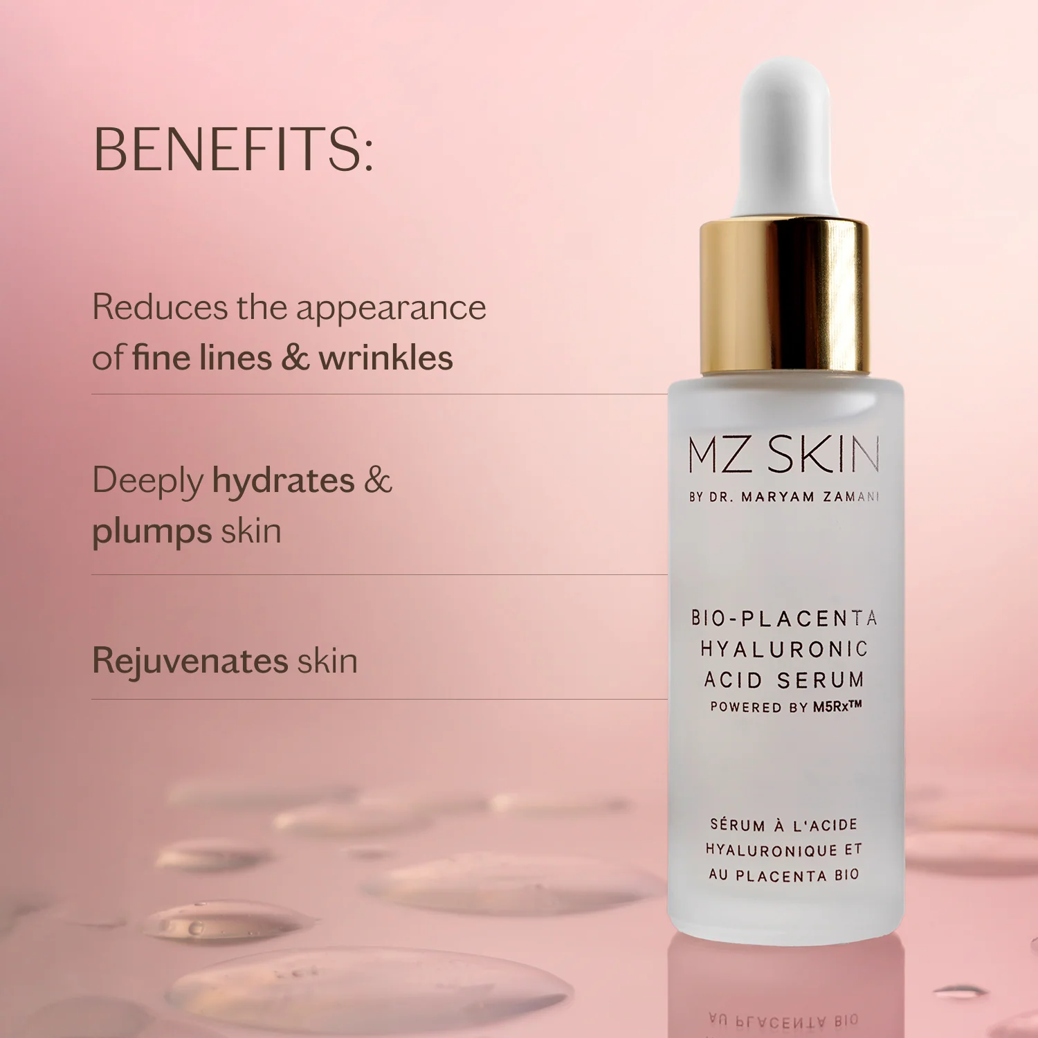 MZ Skin Bio-Placenta Hyaluronic Acid Serum - Image 2