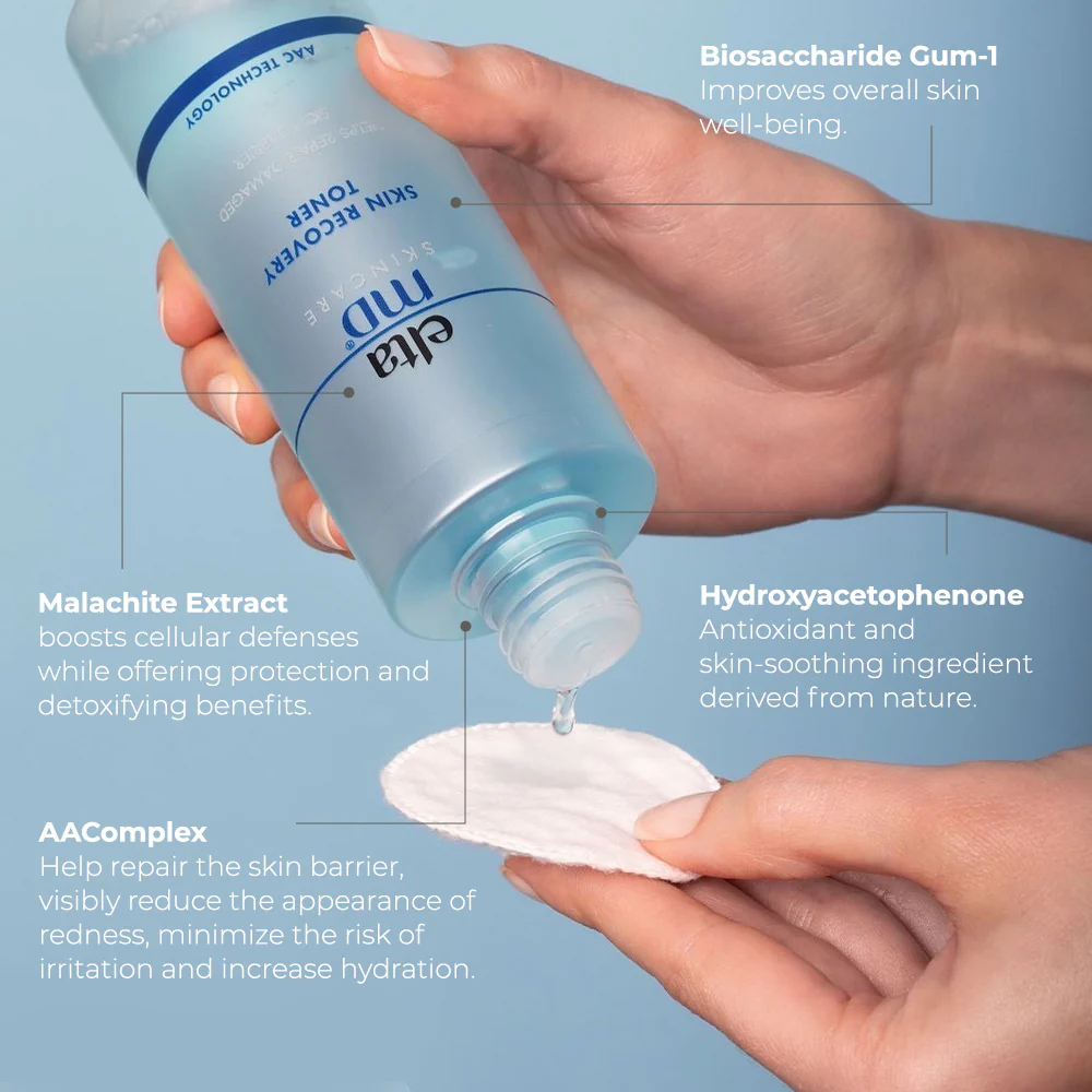 EltaMD Skin Recovery Toner - pH-Balanced Essence Toner with AAComplex & Malachite - Image 3