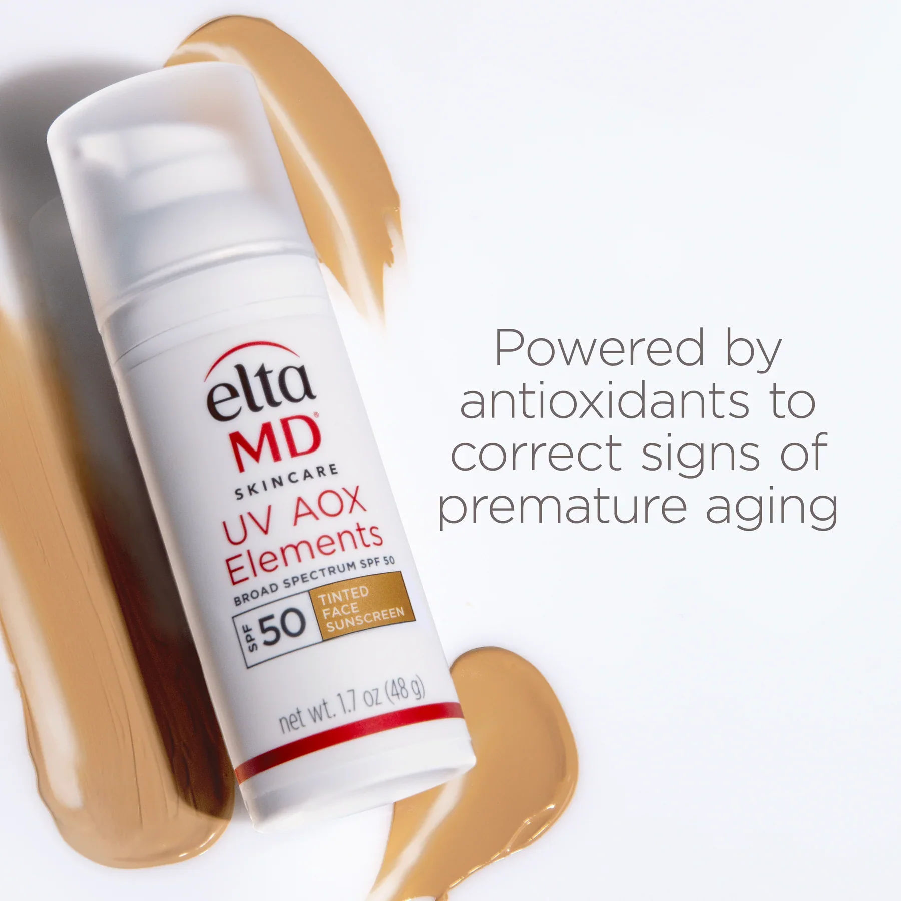 EltaMD UV AOX Elements SPF 50 - Tinted Mineral Sunscreen with Antioxidants - Image 2