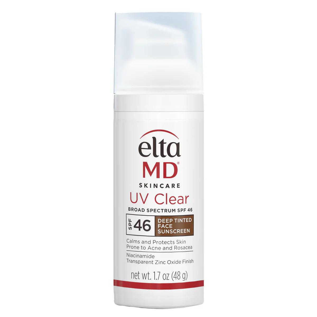 EltaMD UV Clear Deep Tinted SPF 46 - NOW 60% OFF RRP - Calming Sunscreen for Deeper Skin Tones