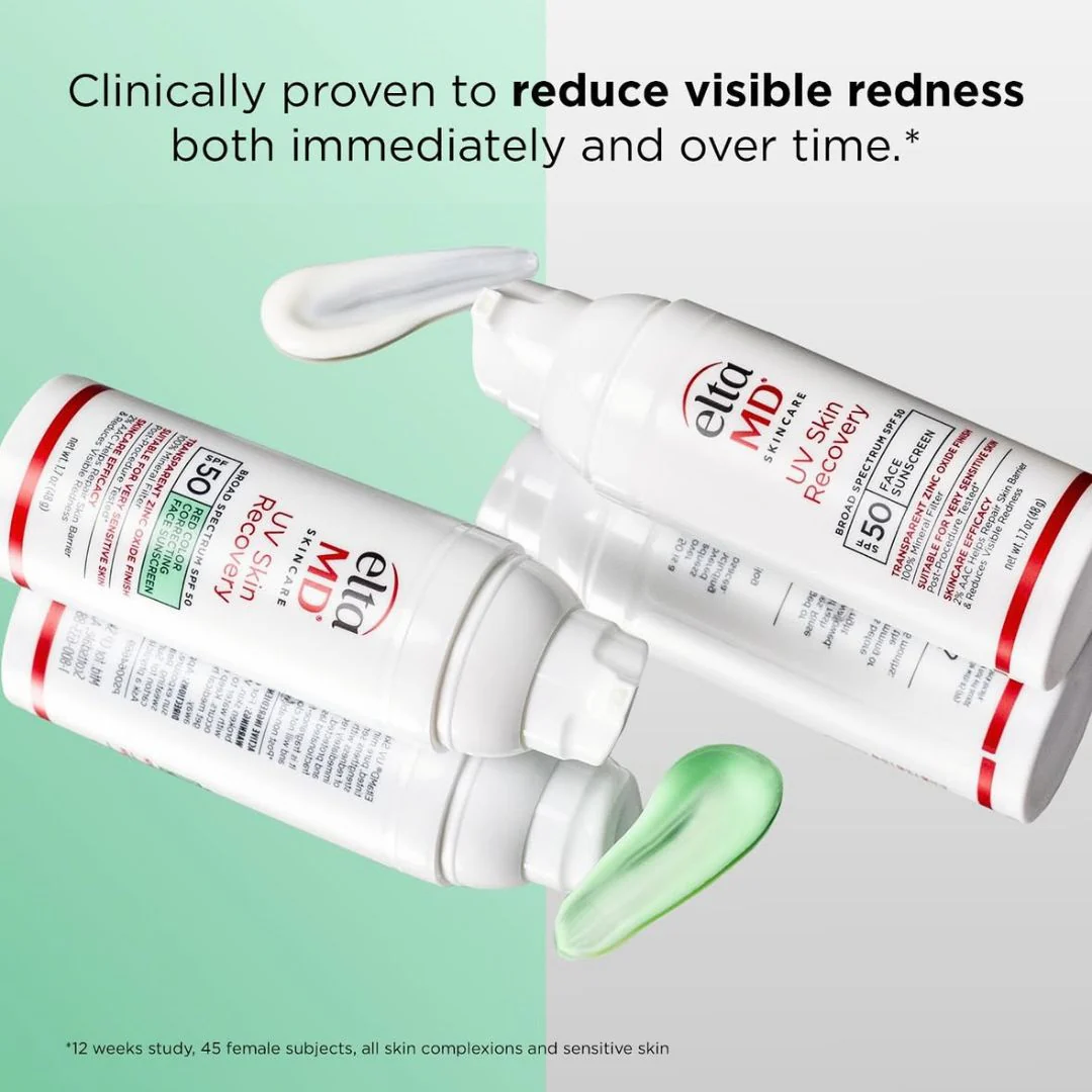 EltaMD UV Skin Recovery SPF 50 (Red Colour Correcting Face Sunscreen) - Image 3