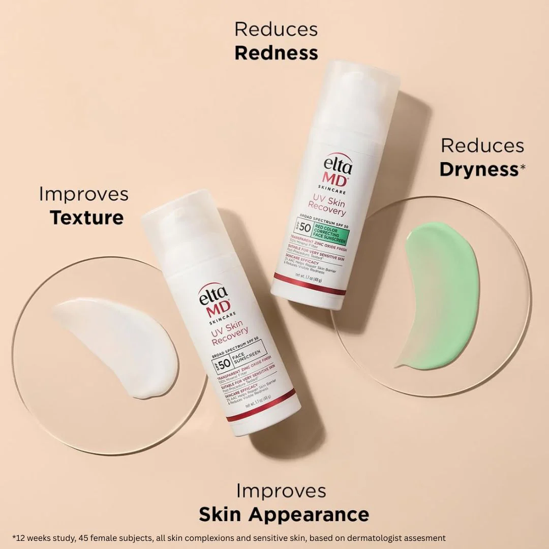 EltaMD UV Skin Recovery SPF 50 (Red Colour Correcting Face Sunscreen) - Image 4