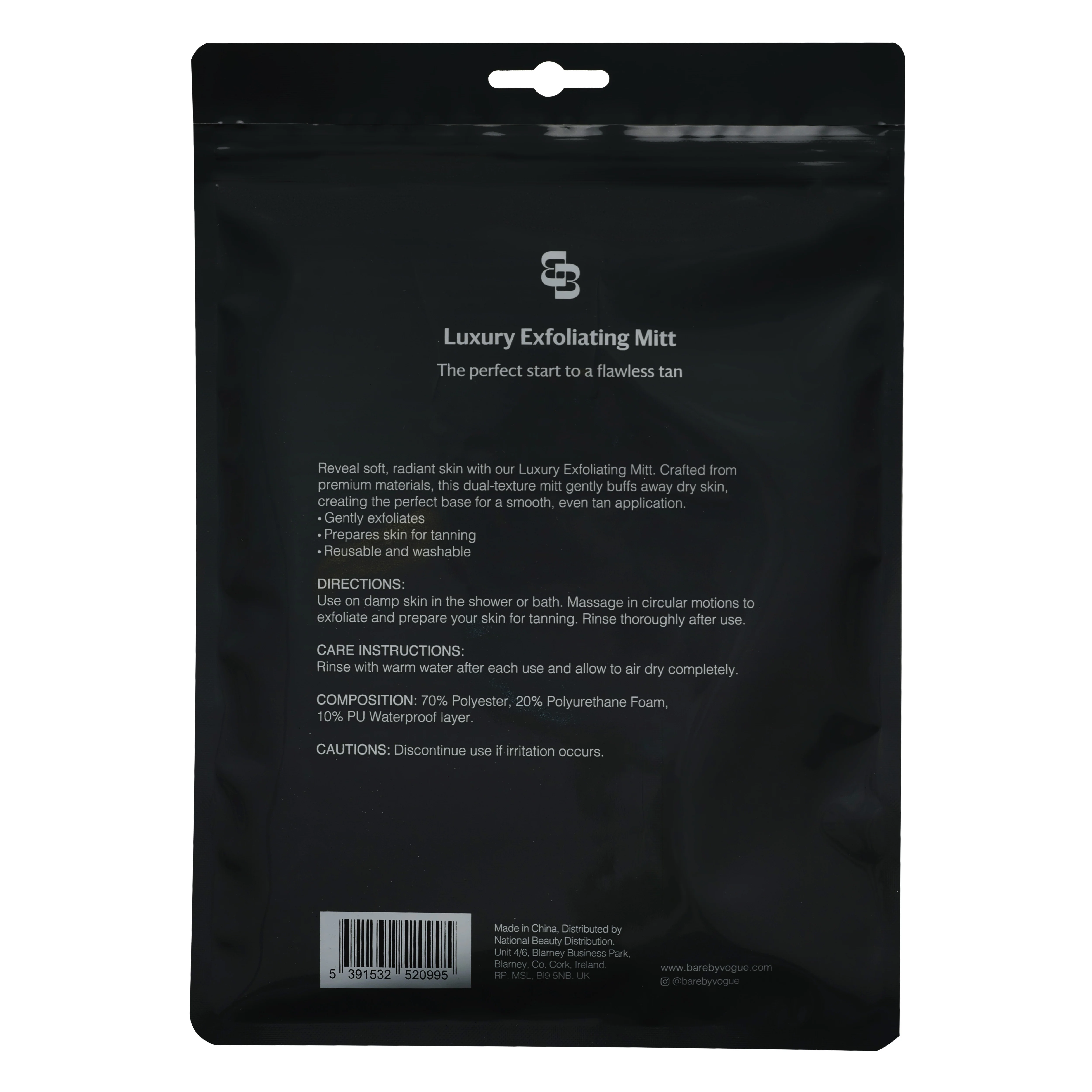Bare by Vogue Exfoliating Mitt - Image 4