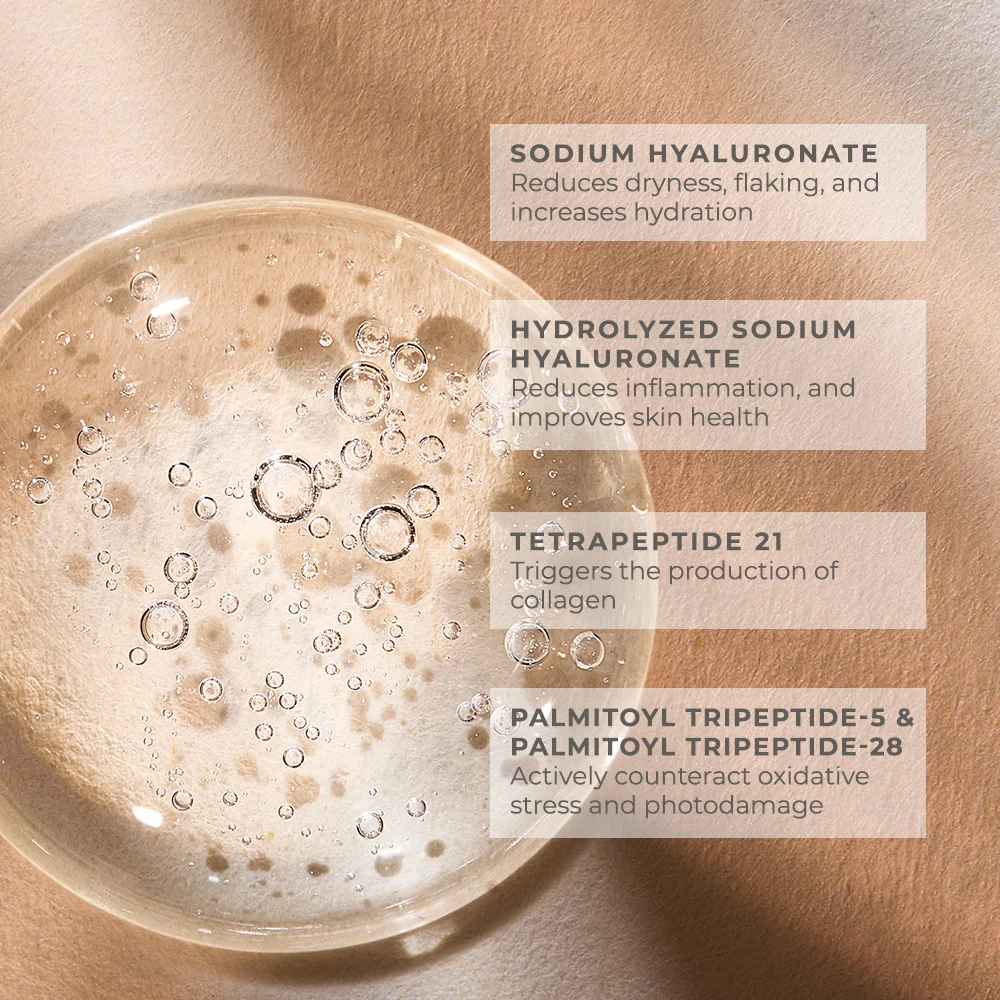 Clinical Skin Hyaluronic Acid + Peptide Serum - Image 3