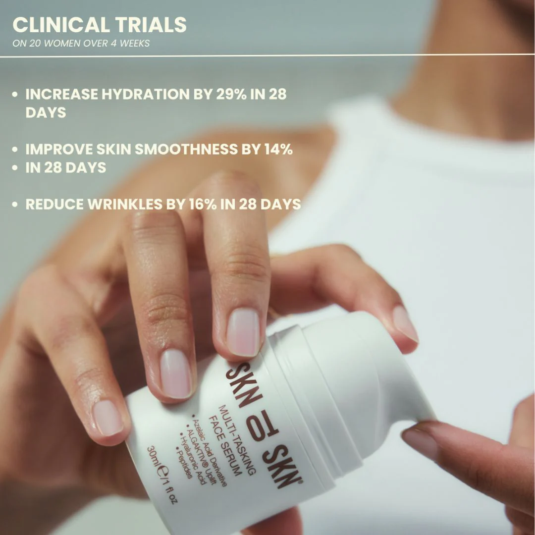 Skn to Skn Multi-Tasking Face Serum - Pregnancy-Safe Peptide Serum for Breakouts & Fine Lines - Image 5