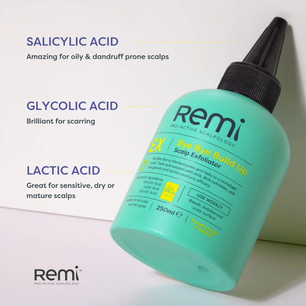 Remi Bye Bye Build-Up Scalp Exfoliator 250ml - Image 3