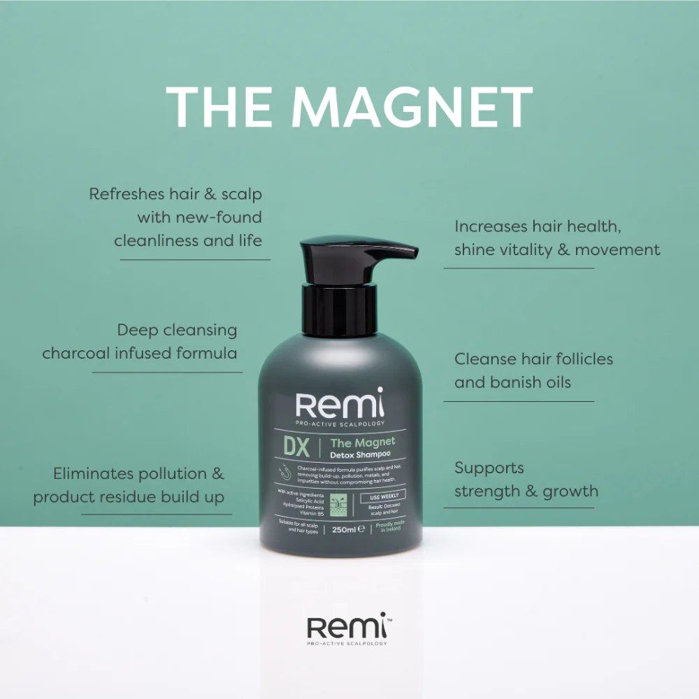 Remi The Magnet Detox Shampoo 250ml - Image 3