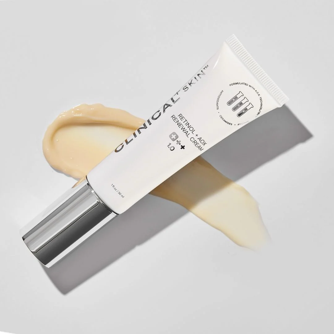 Clinical Skin Retinol + AOX Renewal Cream - Anti-Ageing Night Cream with Antioxidants - Image 2