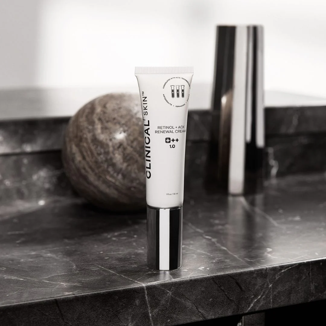 Clinical Skin Retinol + AOX Renewal Cream - Anti-Ageing Night Cream with Antioxidants - Image 3