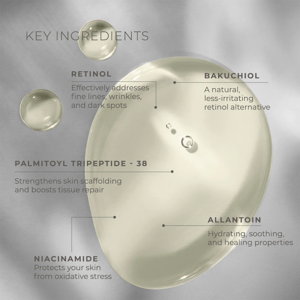 Clinical Skin Retinol + Peptide Refining Serum - Anti-Ageing Serum for Fine Lines & Texture - Image 4