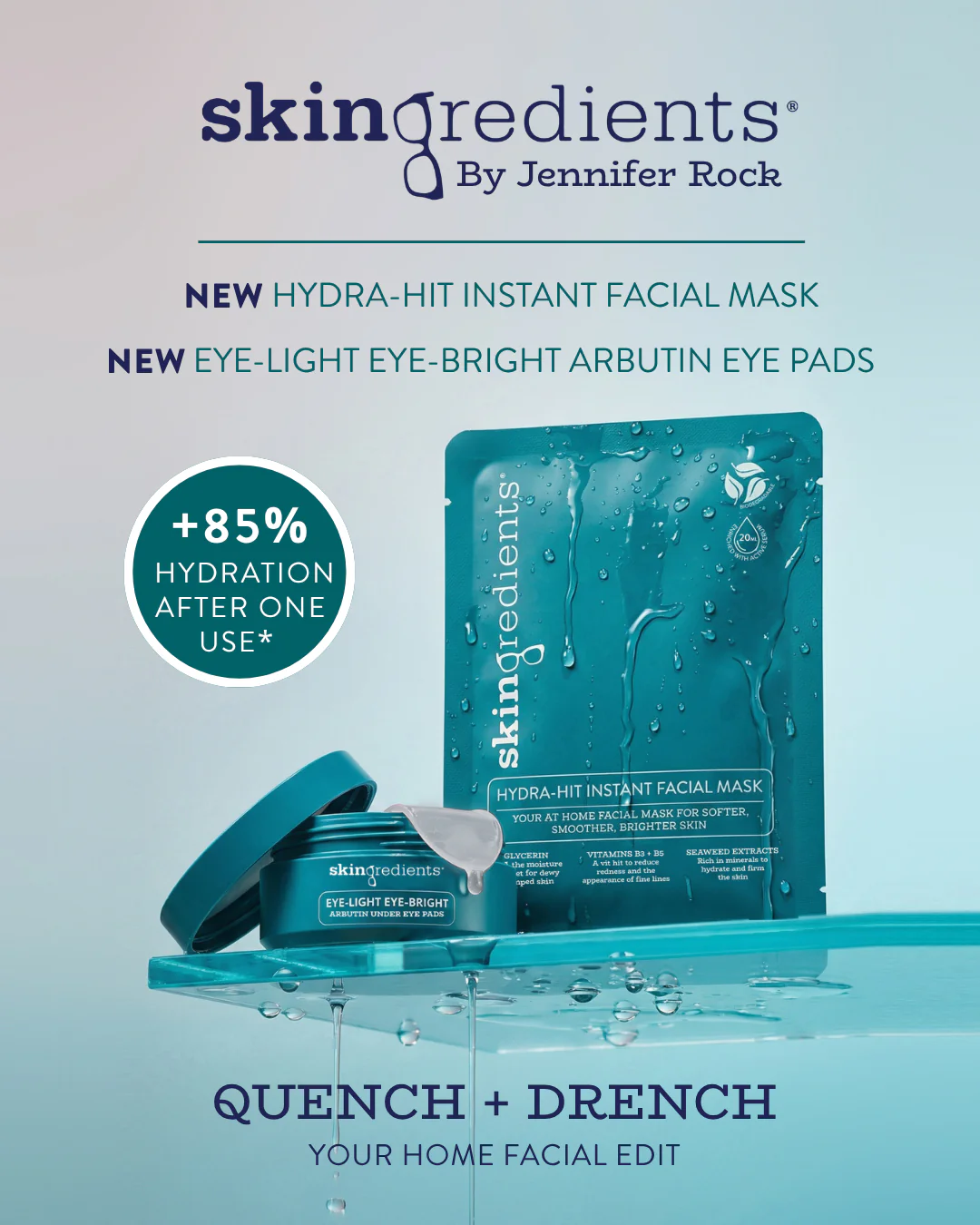 Skingredients Hydra-Hit Instant Facial Mask - Image 7