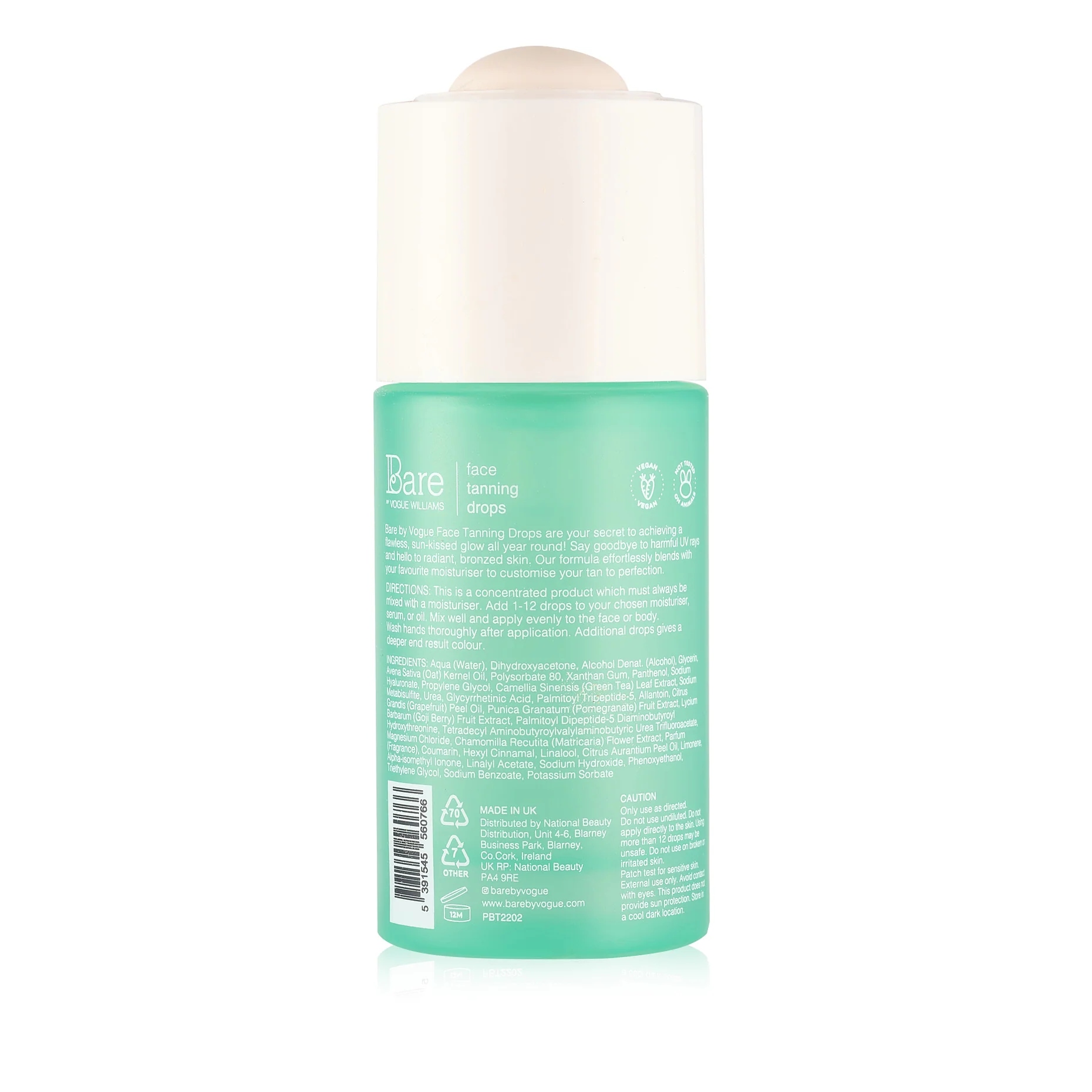 Bare by Vogue Face Tanning Drops Medium/Dark - Image 11