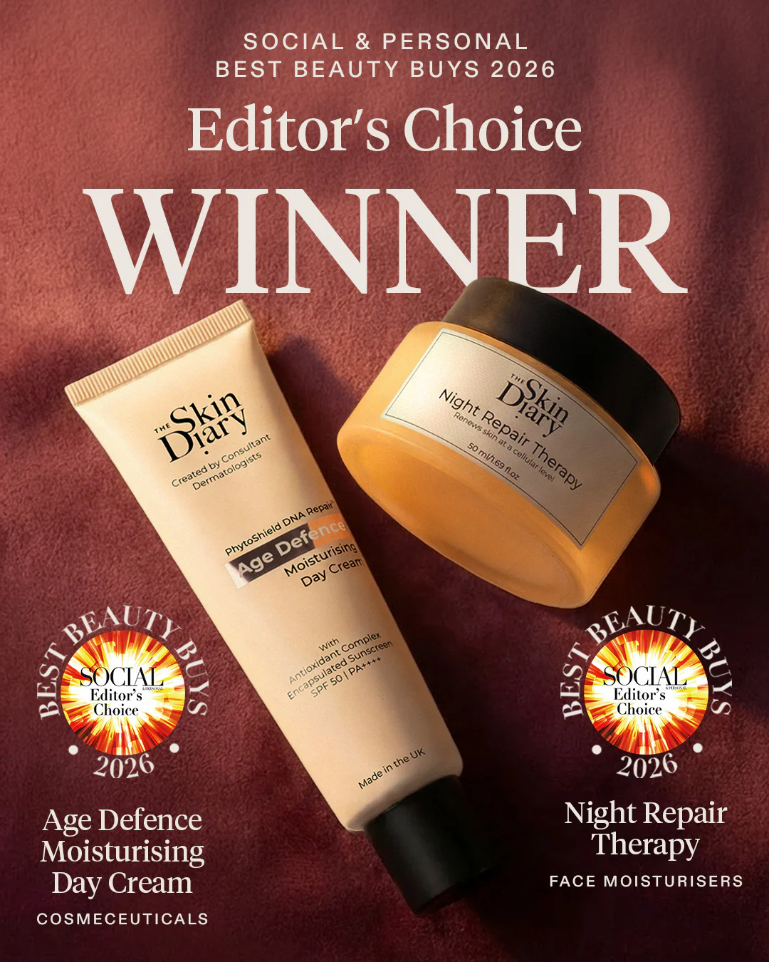 The Skin Diary Age Defence Moisturising Day Cream - Image 6