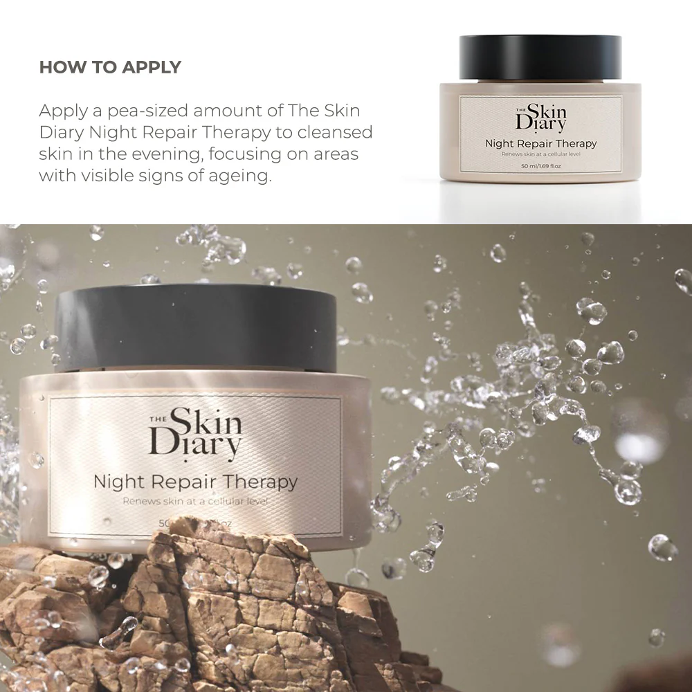 The Skin Diary Night Repair Therapy - Advanced Retinol Night Cream - Image 3